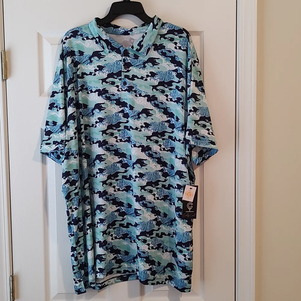 Caddy Cart Camo Polo
